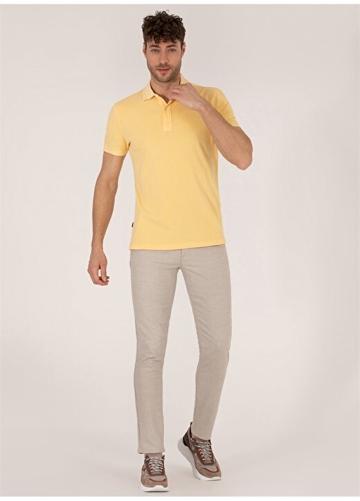 Pierre Cardin Açık Sarı Erkek Polo T-Shirt JUSTIN 2