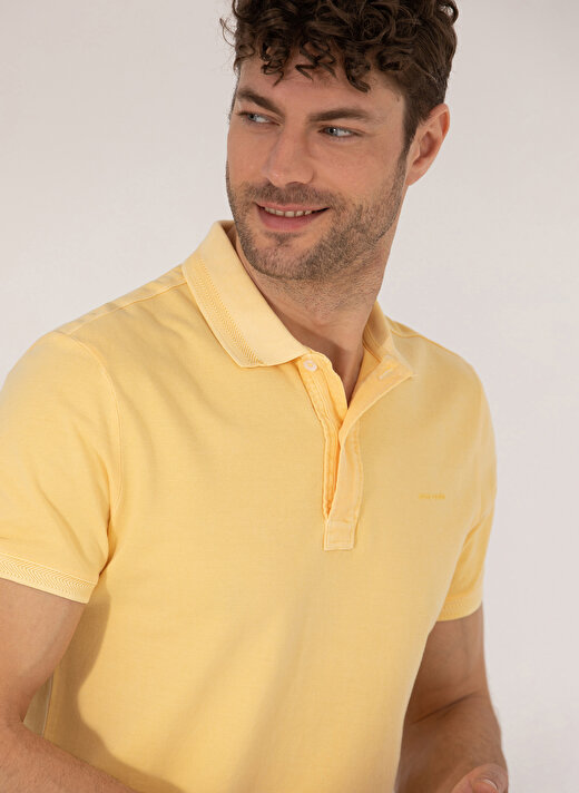Pierre Cardin Açık Sarı Erkek Polo T-Shirt JUSTIN 4