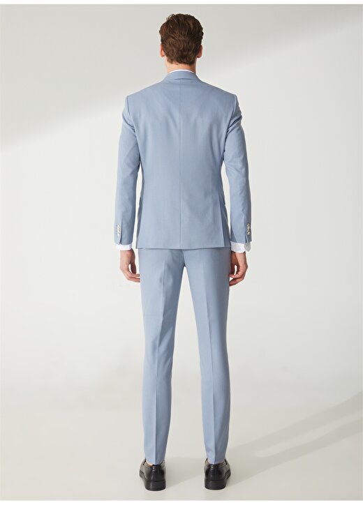 Pierre Cardin Normal Bel Slim Fit Açık Mavi Erkek Takım Elbise N00087/EXYT 4
