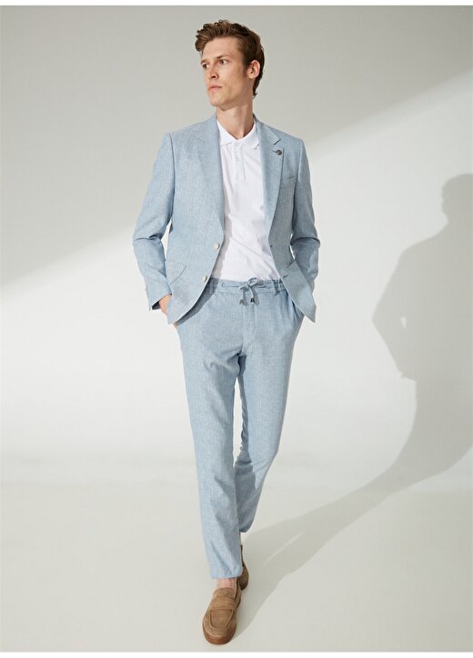 Pierre Cardin Normal Bel Slim Fit Açık Mavi Erkek Takım Elbise R20036/ST 1