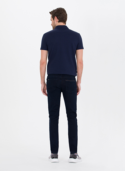 Pierre Cardin Normal Bel Normal Paça Slim Fit Koyu Lacivert Erkek Denim Pantolon VENEDIK 4