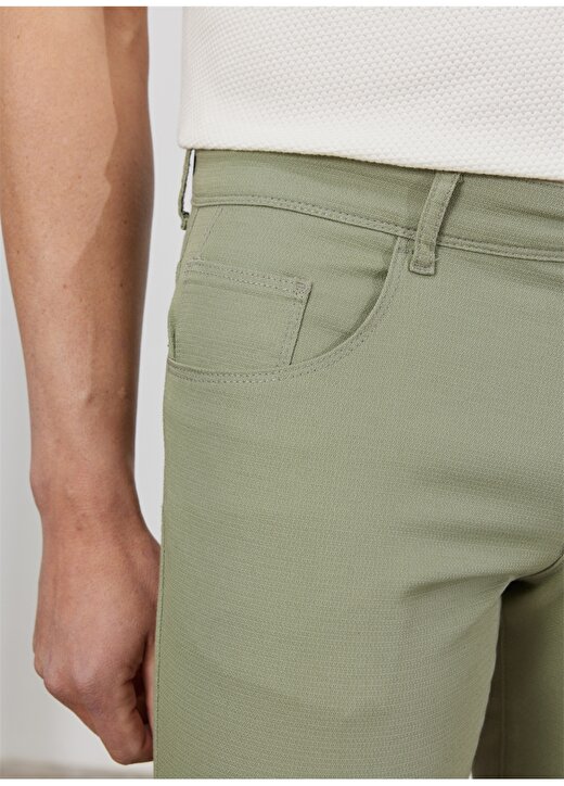 Altınyıldız Classics Normal Bel Boru Paça Comfort Fit Yeşil Erkek Pantolon 4A012320009376 3