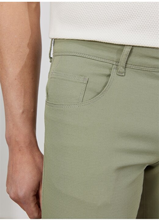 Altınyıldız Classics Normal Bel Boru Paça Comfort Fit Yeşil Erkek Pantolon 4A012320009377 3