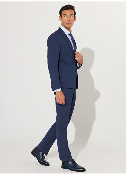 Altınyıldız Classics Normal Bel Extra Slim Lacivert Erkek Takım Elbise 4A3023200008 3