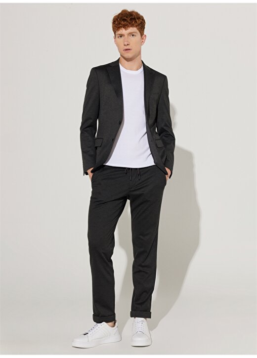 Altınyıldız Classics Normal Bel Slim Fit Antrasit Erkek Takım Elbise 4A3023200022 4