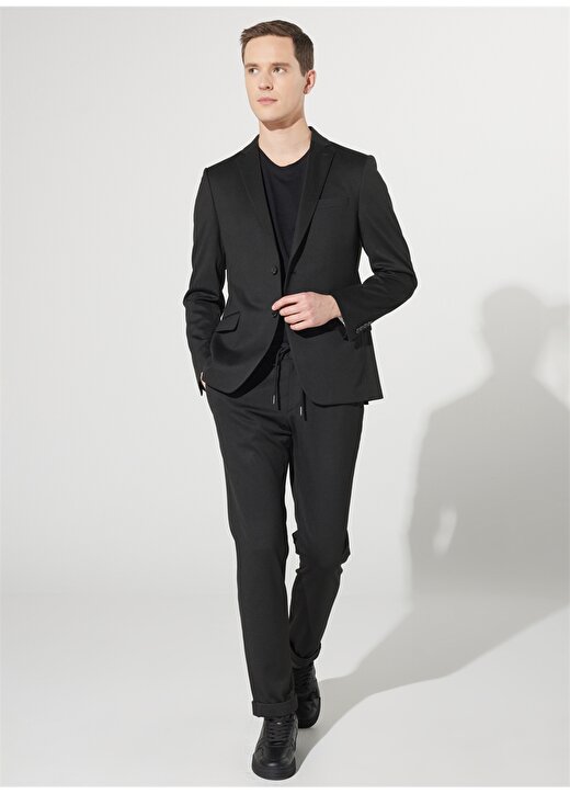 Altınyıldız Classics Normal Bel Slim Fit Siyah Erkek Takım Elbise 4A3023200020 2