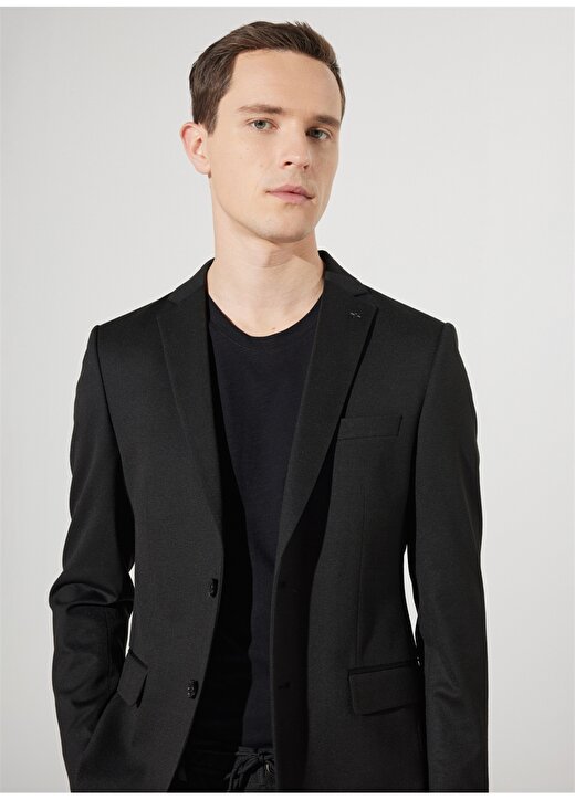 Altınyıldız Classics Normal Bel Slim Fit Siyah Erkek Takım Elbise 4A3023200020 3