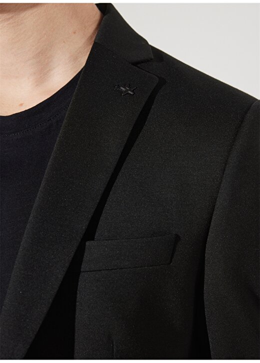 Altınyıldız Classics Normal Bel Slim Fit Siyah Erkek Takım Elbise 4A3023200020 4