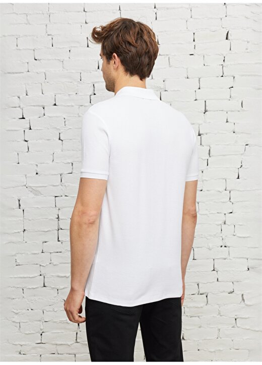 Altınyıldız Classics Polo Yaka Beyaz Erkek T-Shirt 4A4823200060 4