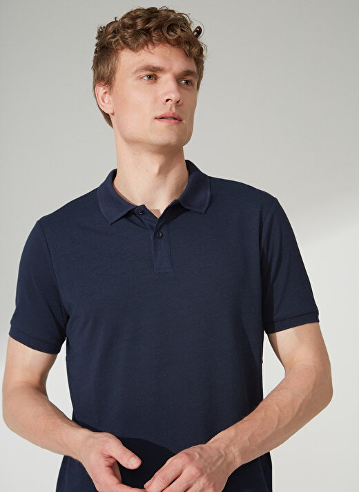 Altınyıldız Classics Lacivert Erkek Polo T-Shirt 4A9000000003 1