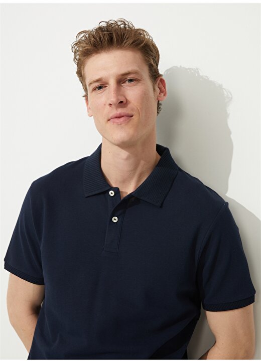 Altınyıldız Classics Koyu Lacivert Erkek Polo T-Shirt 4A9000000001 4