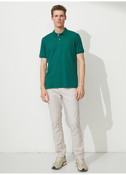 Altınyıldız Classics Koyu Yeşil Erkek Polo T-Shirt 4A9000000001 2