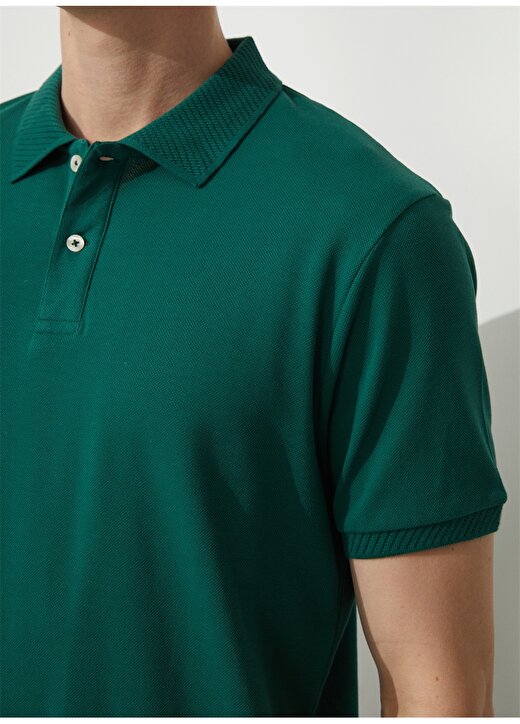 Altınyıldız Classics Koyu Yeşil Erkek Polo T-Shirt 4A9000000001 4