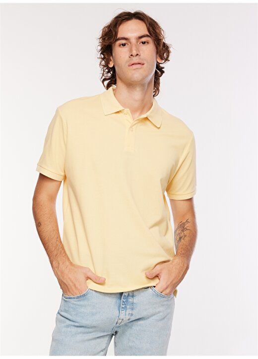 Altınyıldız Classics Polo Yaka Sarı Erkek T-Shirt 4A9000000001 1
