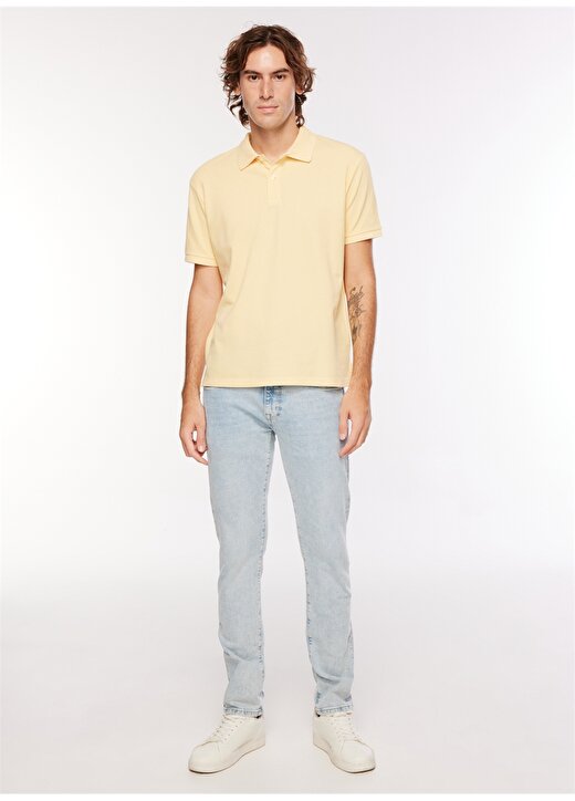 Altınyıldız Classics Polo Yaka Sarı Erkek T-Shirt 4A9000000001 2