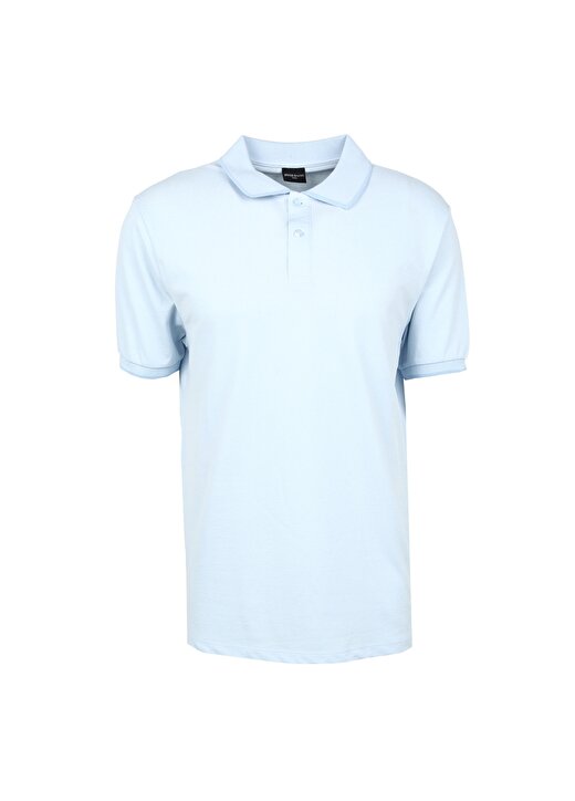 Altınyıldız Classics Açık Mavi - Beyaz Erkek Polo T-Shirt 4A9000000003 1