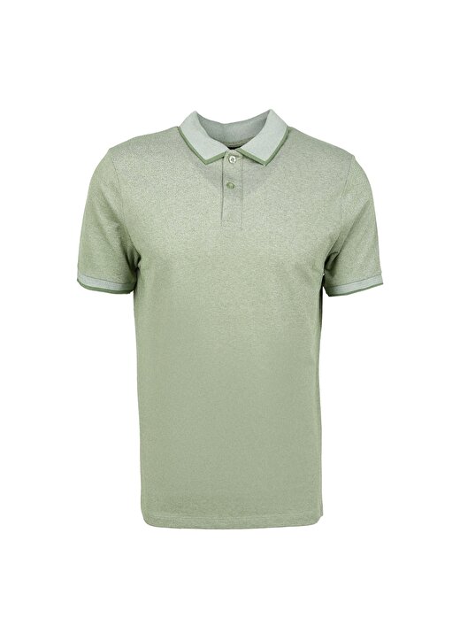 Altınyıldız Classics Yeşil - Beyaz Erkek Polo T-Shirt 4A9000000003 1