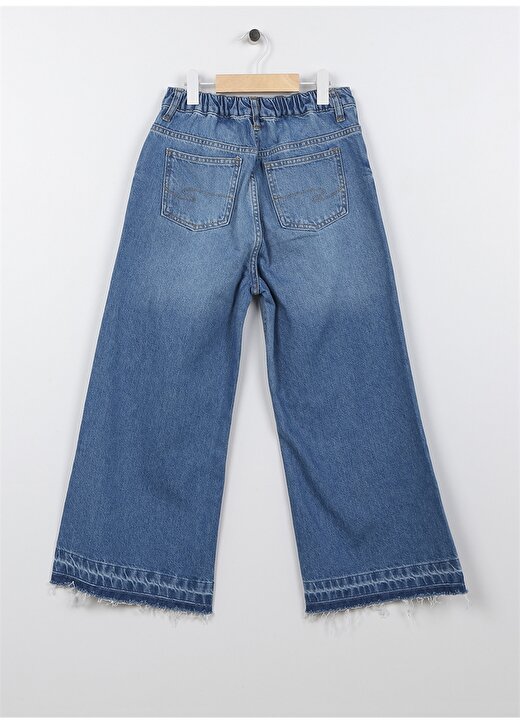 Lee Cooper SANDY MID BLUE Lastikli Bel Mavi Kız Çocuk Denim Pantolon 232 LCG 121011 2