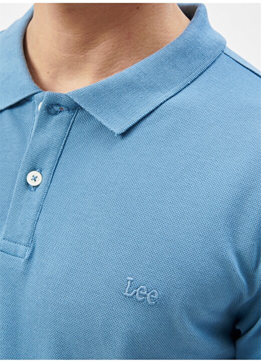 Lee Polo Yaka Açık Mavi Erkek T-Shirt L211810404_Polo Yaka Tişört 3