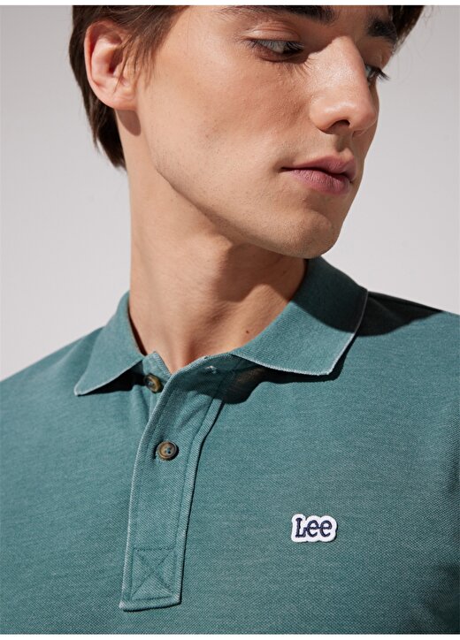 Lee Polo Yaka Yeşil Erkek T-Shirt L231369300_Polo Yaka Tshirt 3
