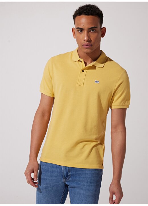 Lee Polo Yaka Sarı Erkek T-Shirt L231369200_Polo Yaka Tshirt 1