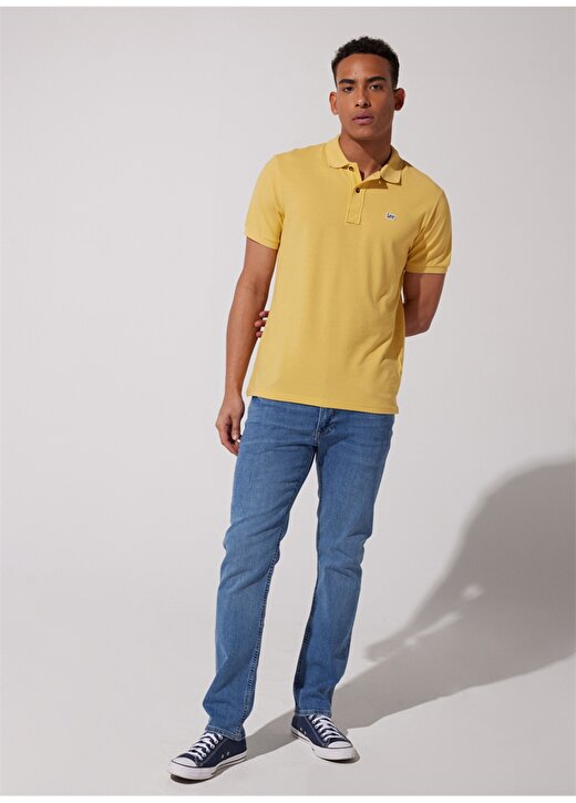 Lee Polo Yaka Sarı Erkek T-Shirt L231369200_Polo Yaka Tshirt 3
