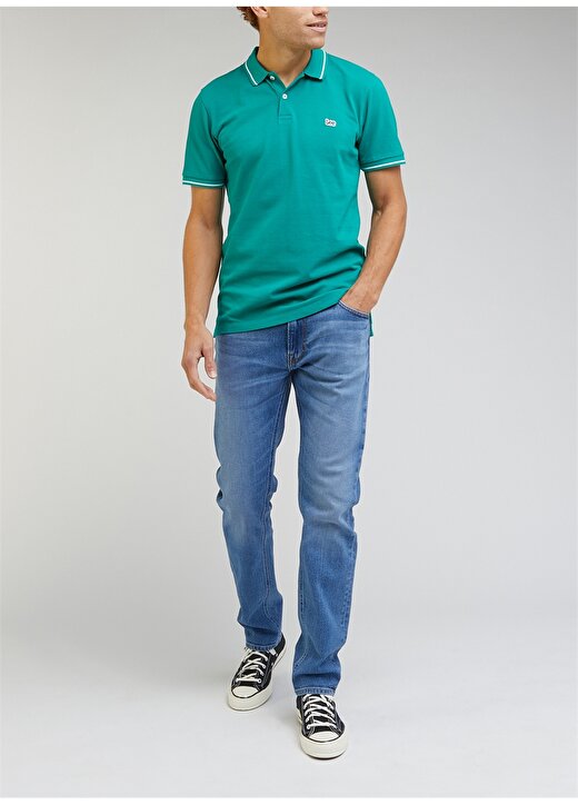 Lee Polo Yaka Yeşil Erkek T-Shirt L61ARLA12_Polo Yaka T-Shirt 3