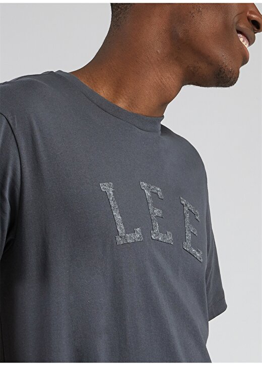 Lee Bisiklet Yaka Siyah Erkek T-Shirt L69OFEON_Bisiklet Yaka T-Shirt 2