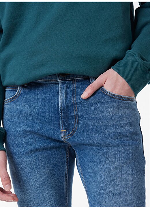 Lee Malone Jean Erkek Normal Bel Skinny Fit Denim Pantolon L73602158 3