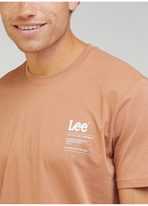 Lee Bisiklet Yaka Tarçın Erkek T-Shirt LL03FQA08_Bisiklet Yaka T-Shirt 2