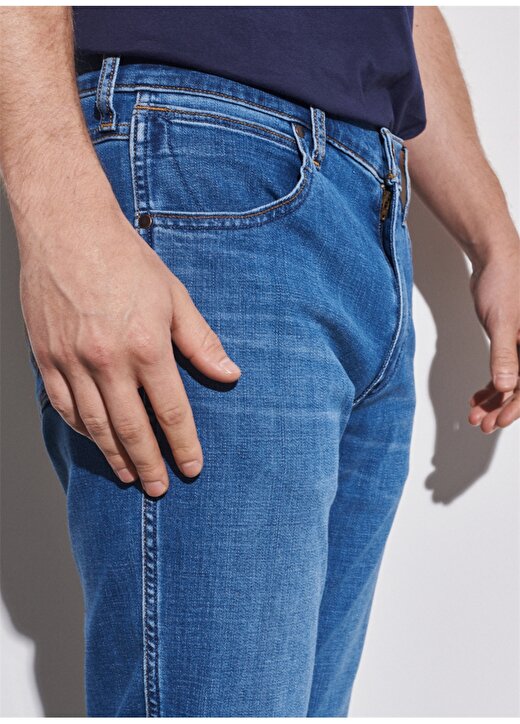 Wrangler Greensboro Jean Pantolon Erkek Düşük Bel Straight Denim Pantolon W15Q74Z59 3