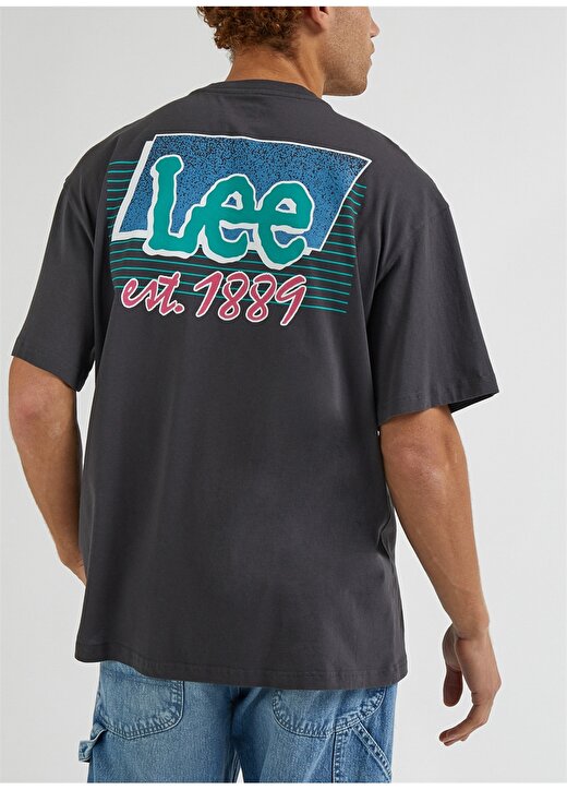 Lee Bisiklet Yaka Siyah Erkek T-Shirt LL10FEON_T-Shirt 1