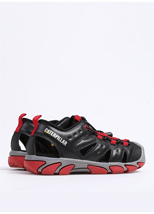 Caterpillar Siyah - Kırmızı Kız Çocuk Sandalet YONKERS 3