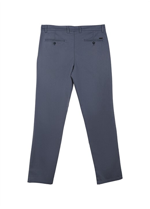 Privé Normal Bel Boru Paça Comfort Fit Gri - Mavi Erkek Pantolon 4BX012320002 2