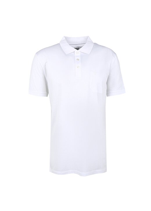 Privé Polo Yaka Beyaz Erkek T-Shirt 4BX482320001 1