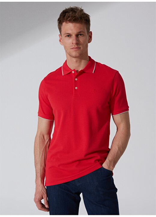 Privé Polo Yaka Kırmızı Erkek T-Shirt 4BX482320002 2