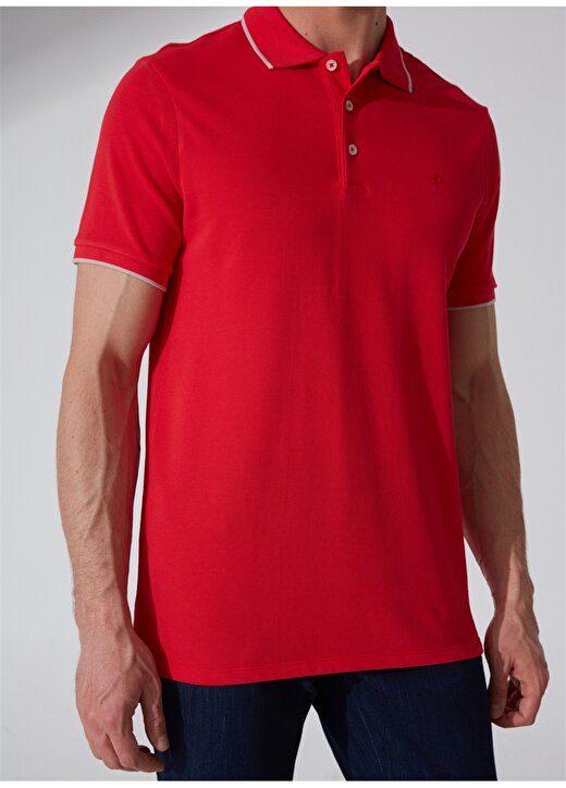Privé Polo Yaka Kırmızı Erkek T-Shirt 4BX482320002 3