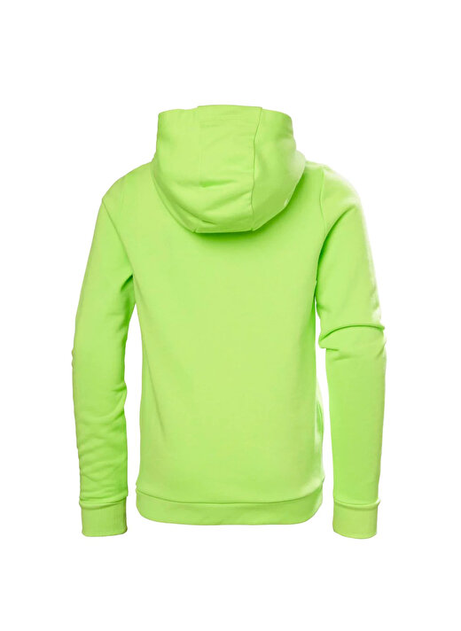 Helly Hansen Fıstık Erkek Çocuk Kapüşonlu Uzun Kollu Sweatshirt GREEN JR HH LOGO HOODIE 2.0    2