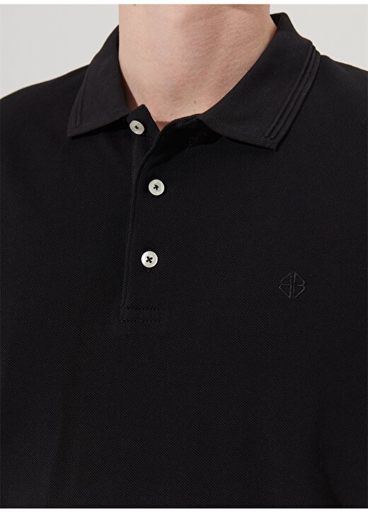 Beymen Business Polo Yaka Siyah Erkek T-Shirt 4B4823200001 4