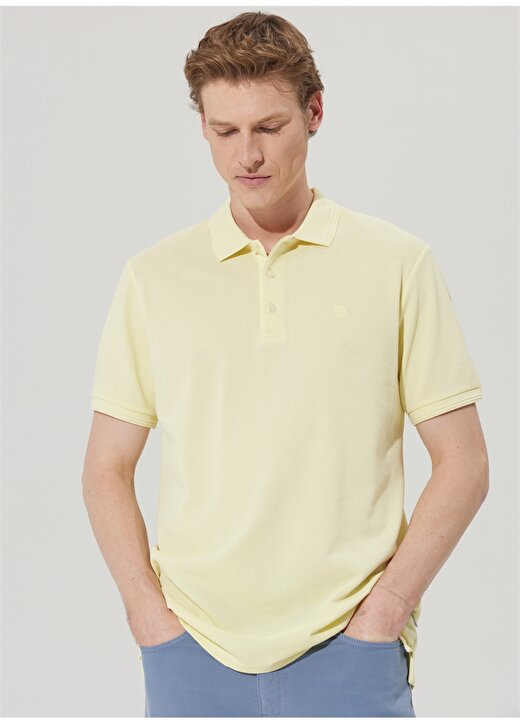 Beymen Business Polo Yaka Sarı Erkek T-Shirt 4B4823200001 1