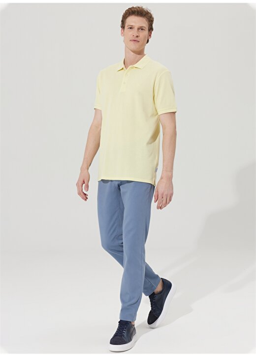 Beymen Business Polo Yaka Sarı Erkek T-Shirt 4B4823200001 2