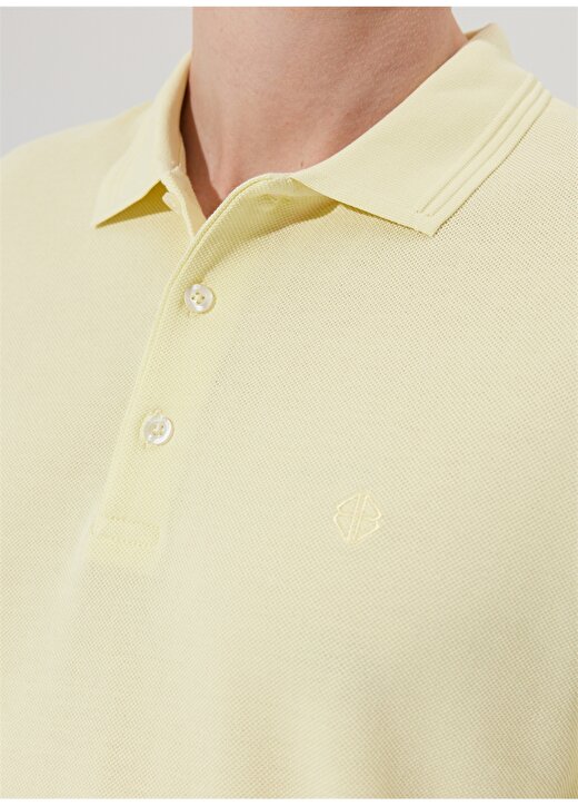 Beymen Business Polo Yaka Sarı Erkek T-Shirt 4B4823200001 4