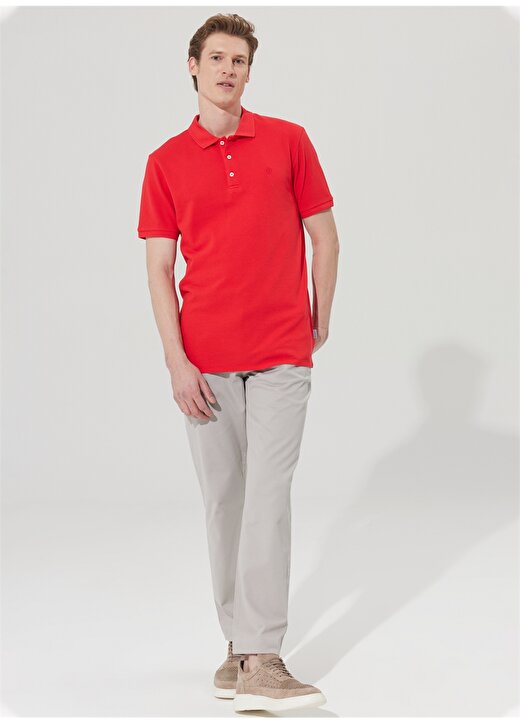 Beymen Business Polo Yaka Kırmızı Erkek T-Shirt 4B4823200001 2
