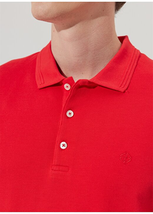 Beymen Business Polo Yaka Kırmızı Erkek T-Shirt 4B4823200001 4
