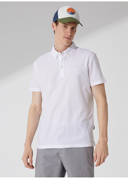 Beymen Business Polo Yaka Beyaz Erkek T-Shirt 4B4823200017 2