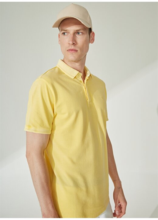 Beymen Business Polo Yaka Sarı Erkek T-Shirt 4B4823200039 1