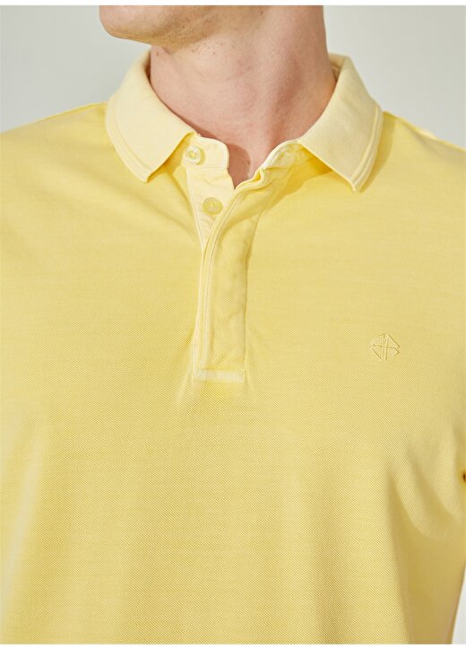 Beymen Business Polo Yaka Sarı Erkek T-Shirt 4B4823200039 4