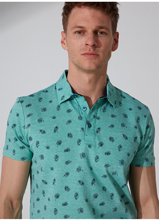Beymen Business Polo Yaka Yeşil Erkek T-Shirt 4B4823200054 3