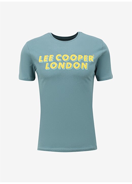 Lee Cooper Bisiklet Yaka Çağla Erkek T-Shirt 232 LCM 242028 MIKE ÇAĞLA YEŞİLİ 1