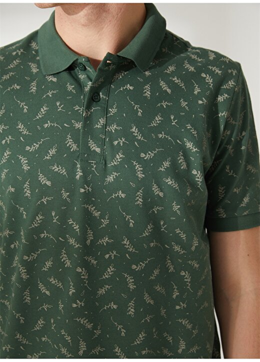 Lee Cooper Polo Yaka Koyu Yeşil Erkek T-Shirt 232 LCM 242033 NEWPINE K.YEŞİL 4